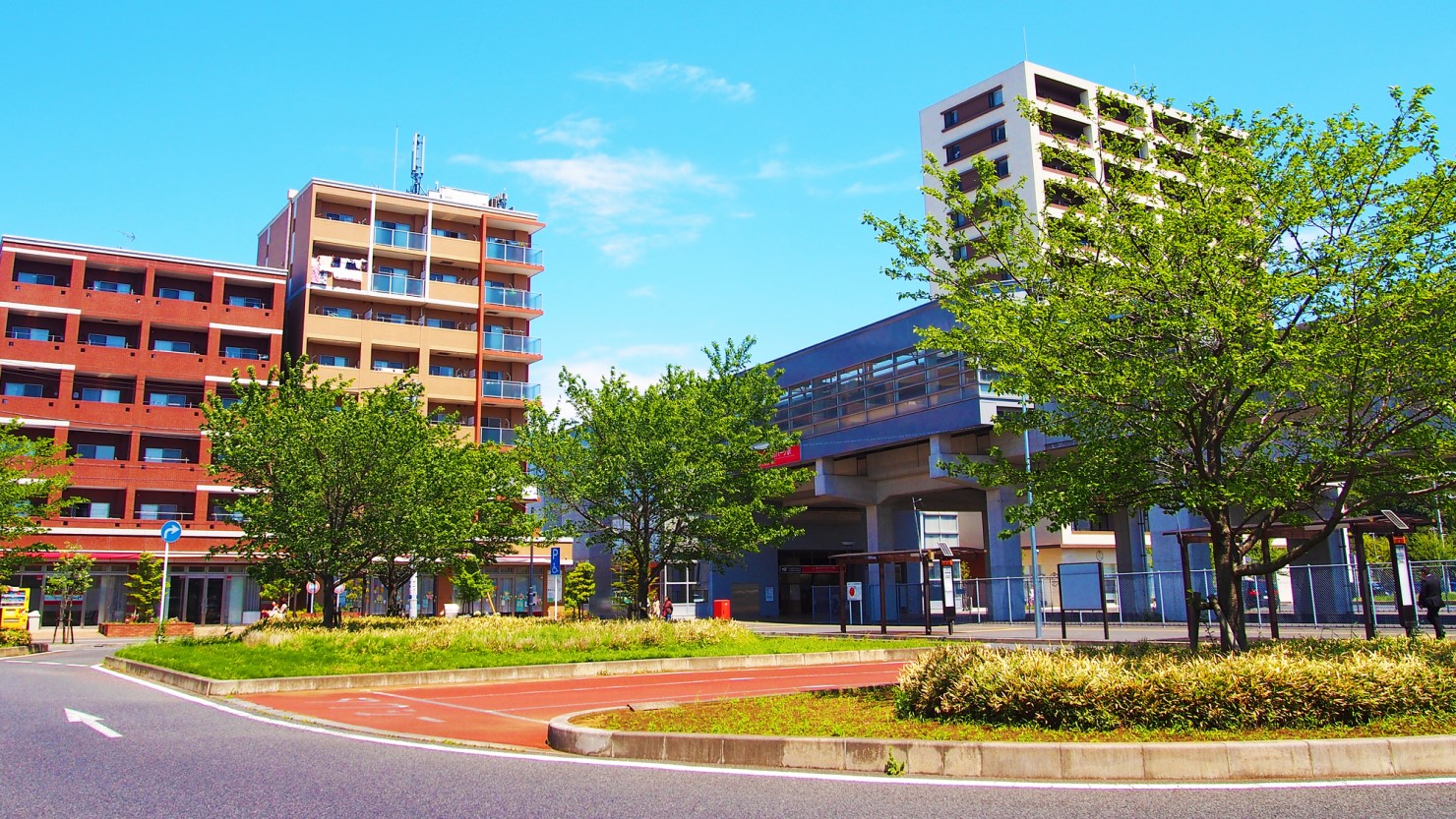 流山セントラルパーク駅周辺の様子