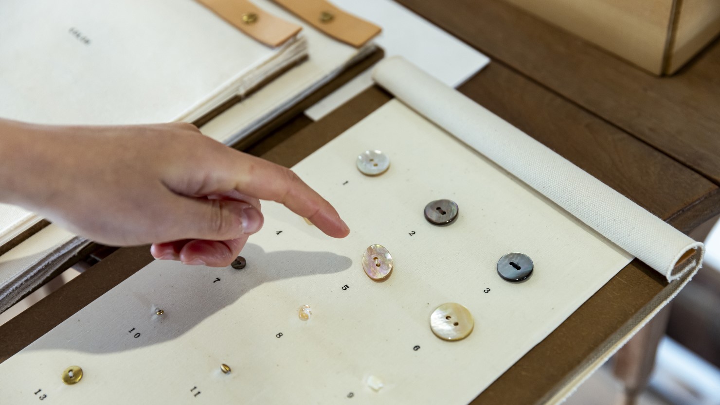 ボタンの種類は15種類から選べる