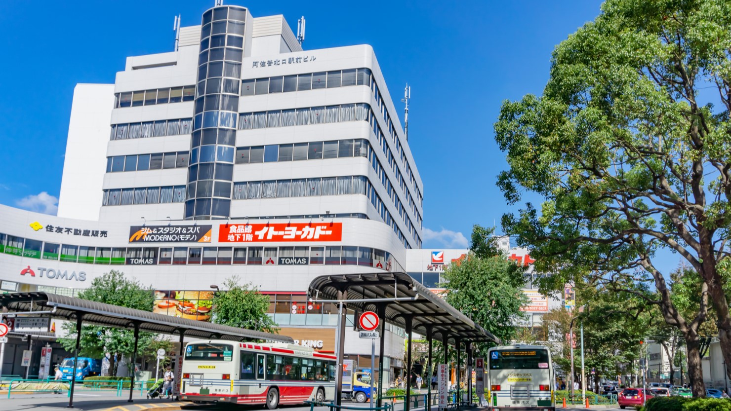 阿佐ケ谷駅周辺の様子