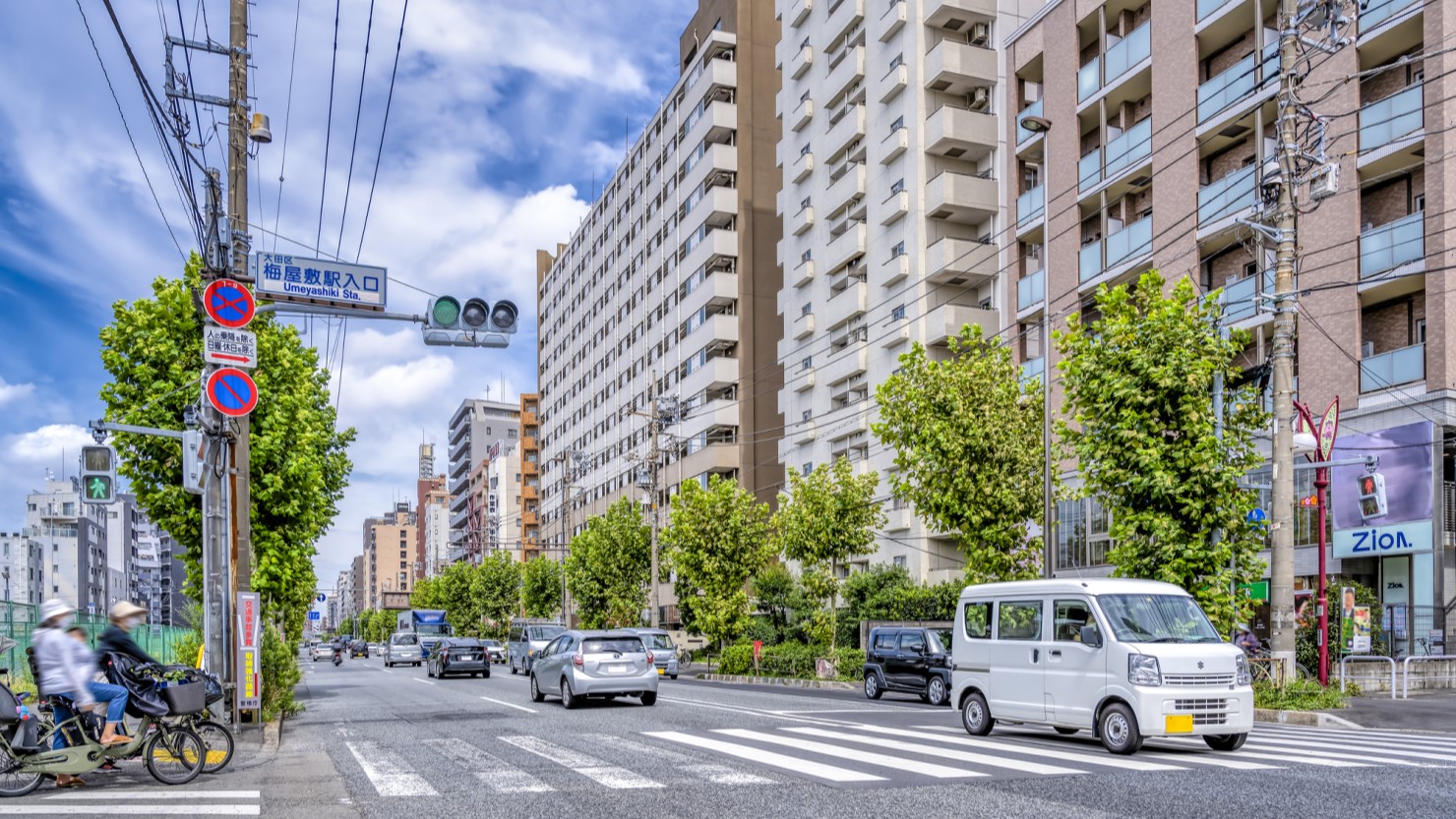 梅屋敷駅周辺の様子
