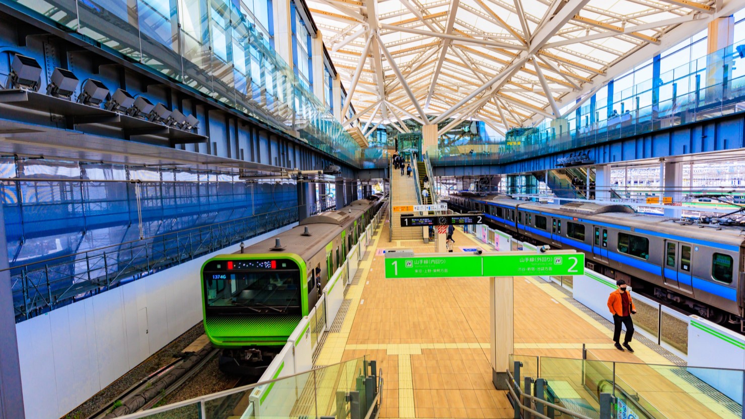 2020年3月に開業した高輪ゲートウェイ駅