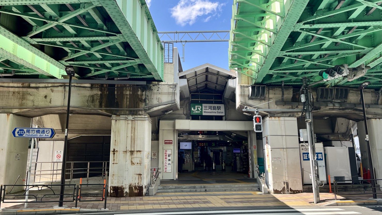 JR三河島駅改札 (2025年３月下旬撮影)