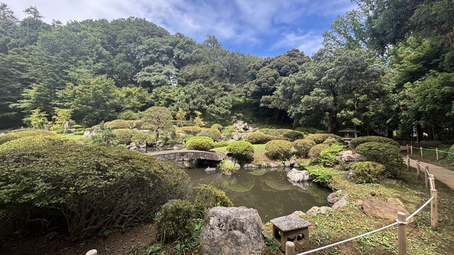 鶴川香山園にある庭園