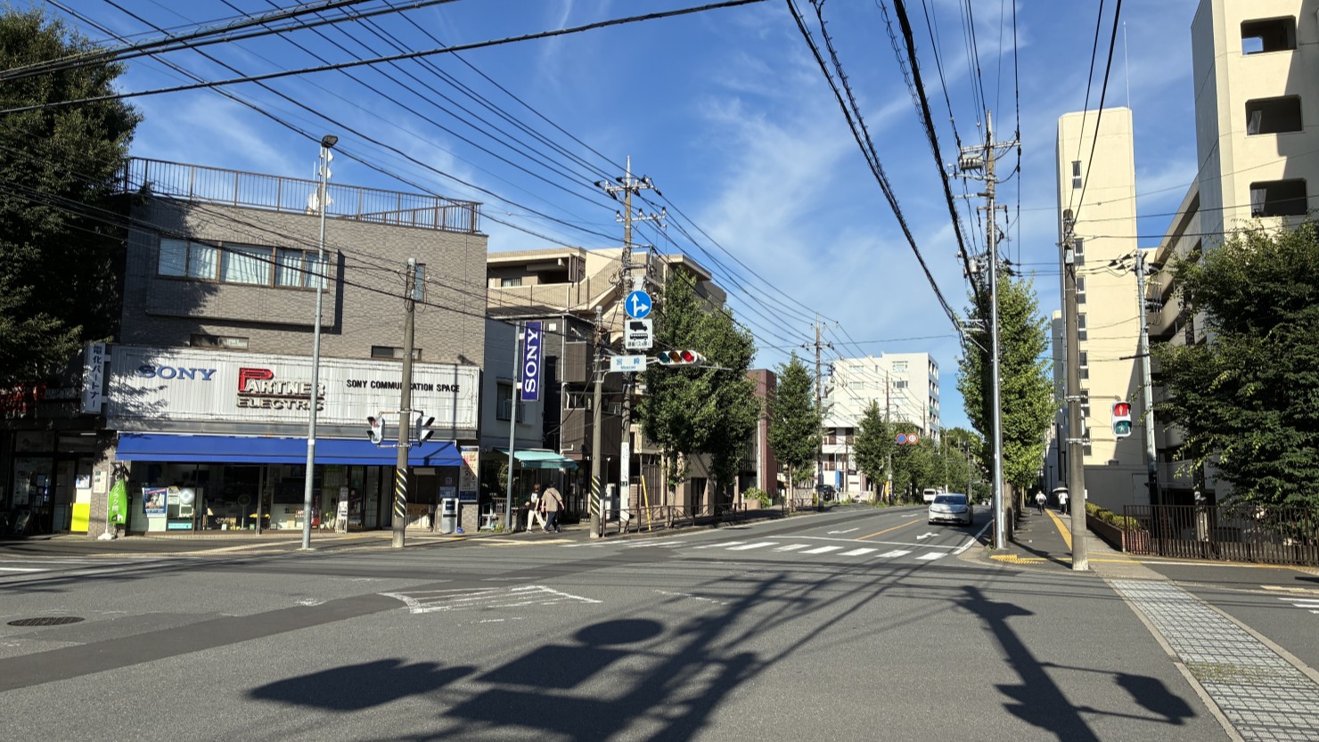 「宮崎」交差点の風景