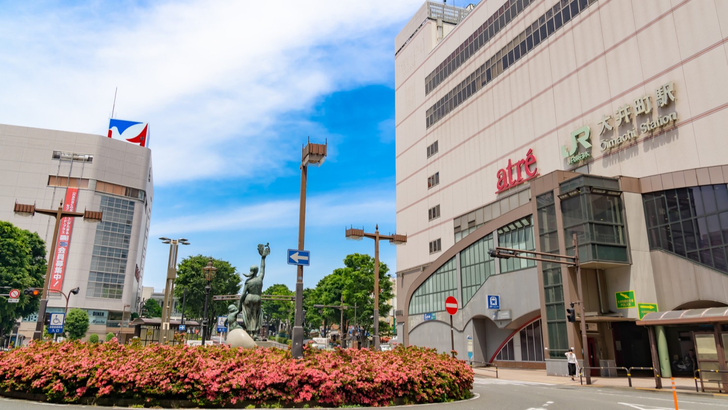 大井町駅前の様子