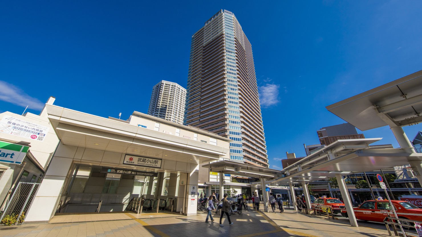 武蔵小山駅前の様子