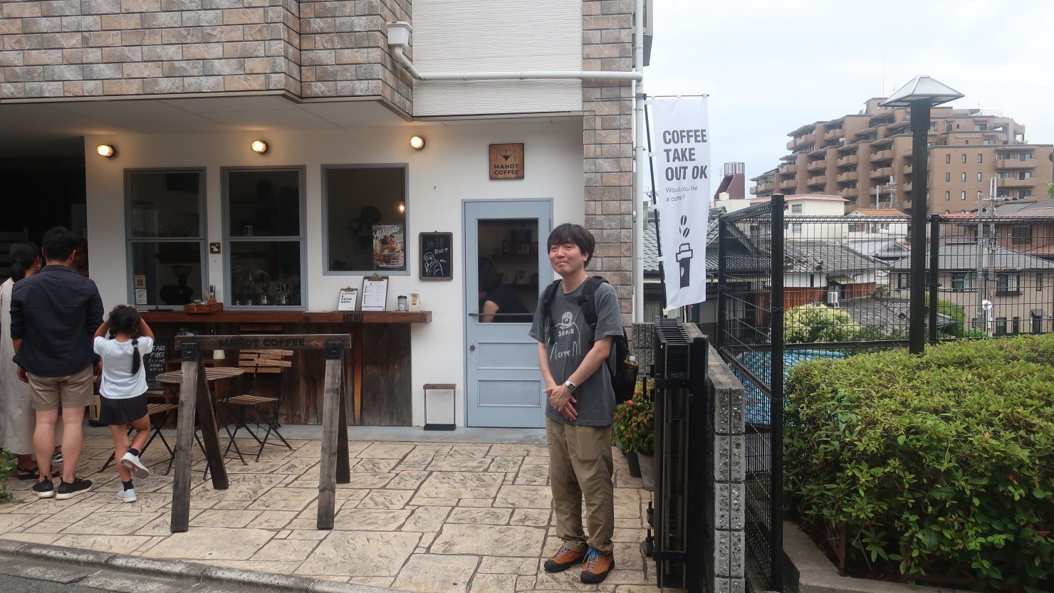 alphaでも取り扱いのあるMAHOT COFFE。試飲をして好きなブレンド、豆を選べるのがうれしい