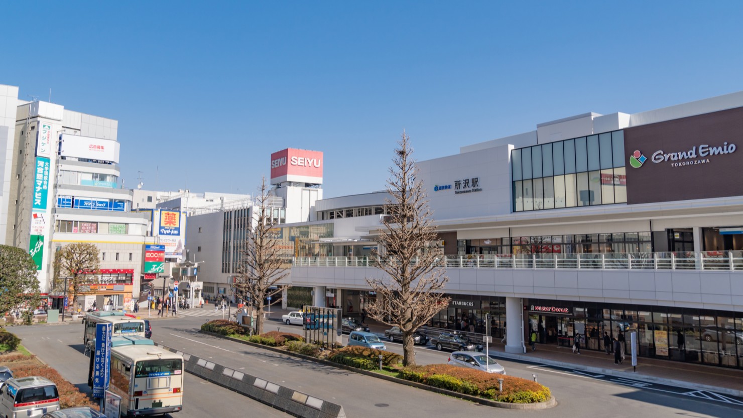 所沢駅前の様子