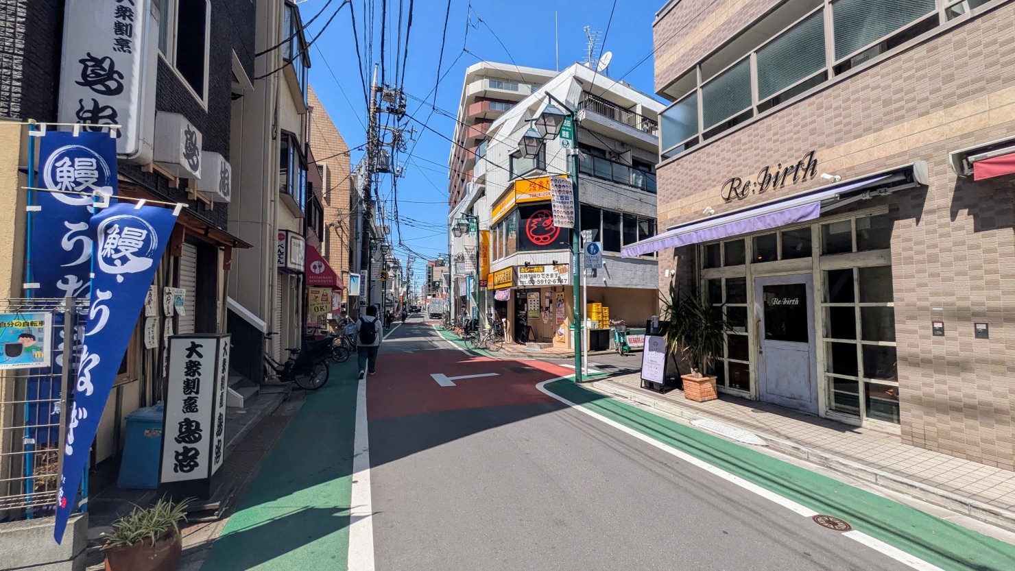 江古田駅前の商店街