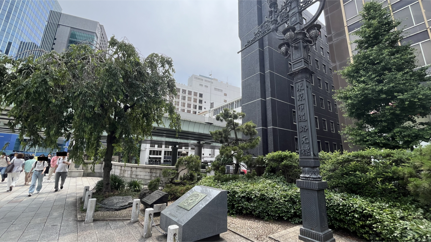 日本橋の道路元標　※2025年6月撮影