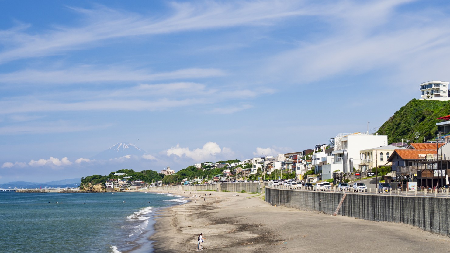 湘南エリアの海岸線