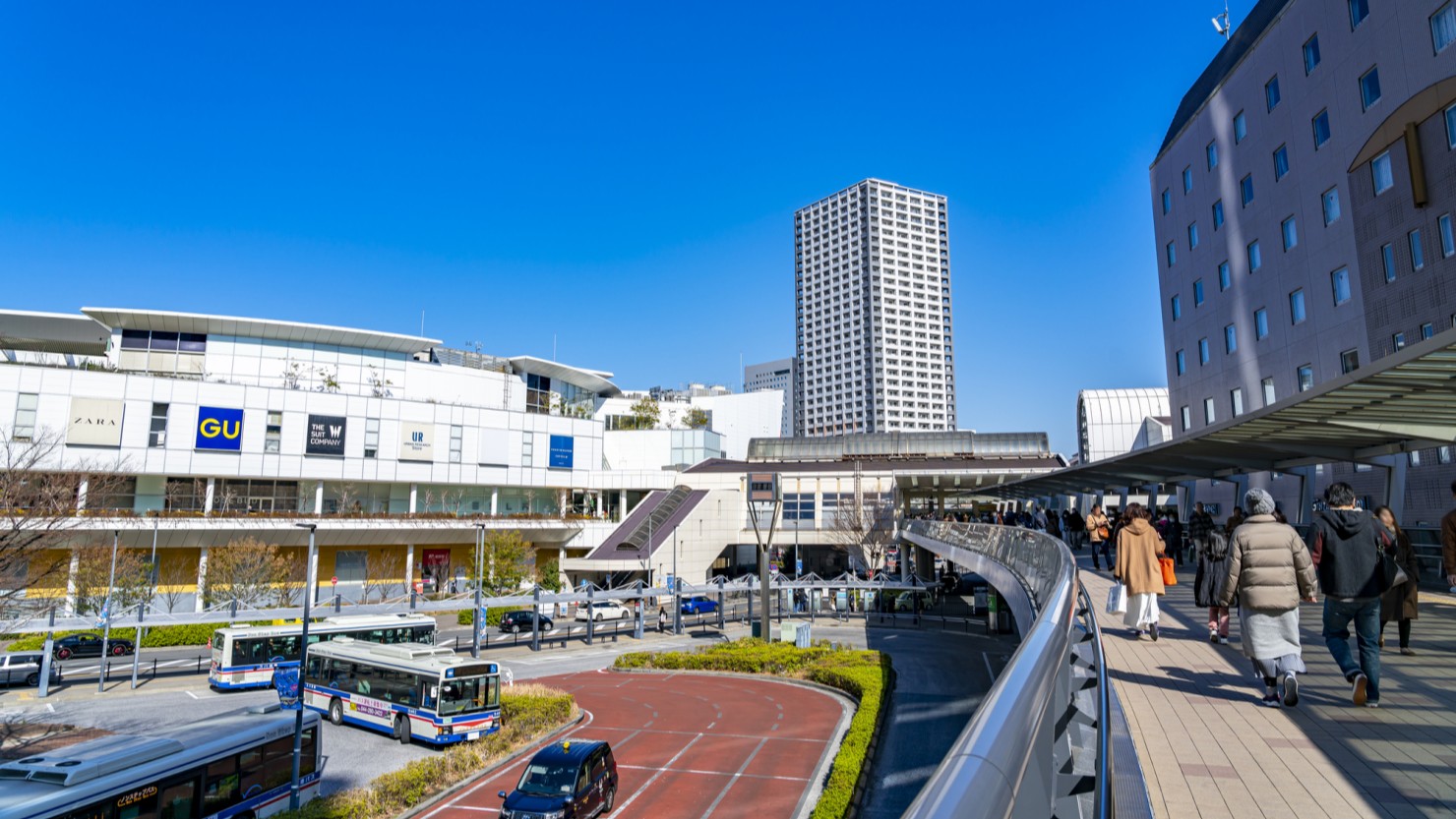 川崎駅前の様子