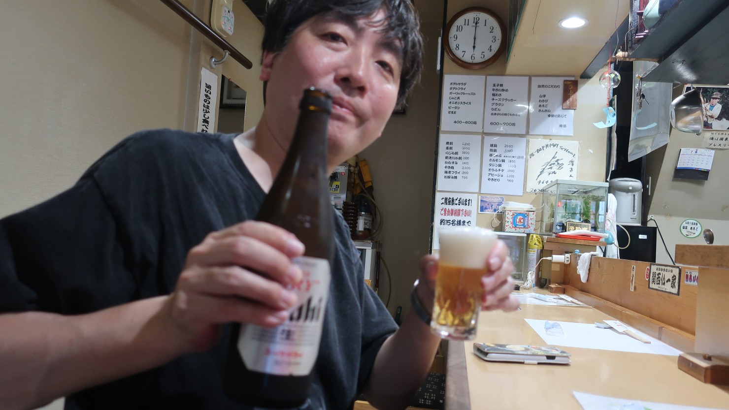 暑い中歩き疲れた後の1杯は格別