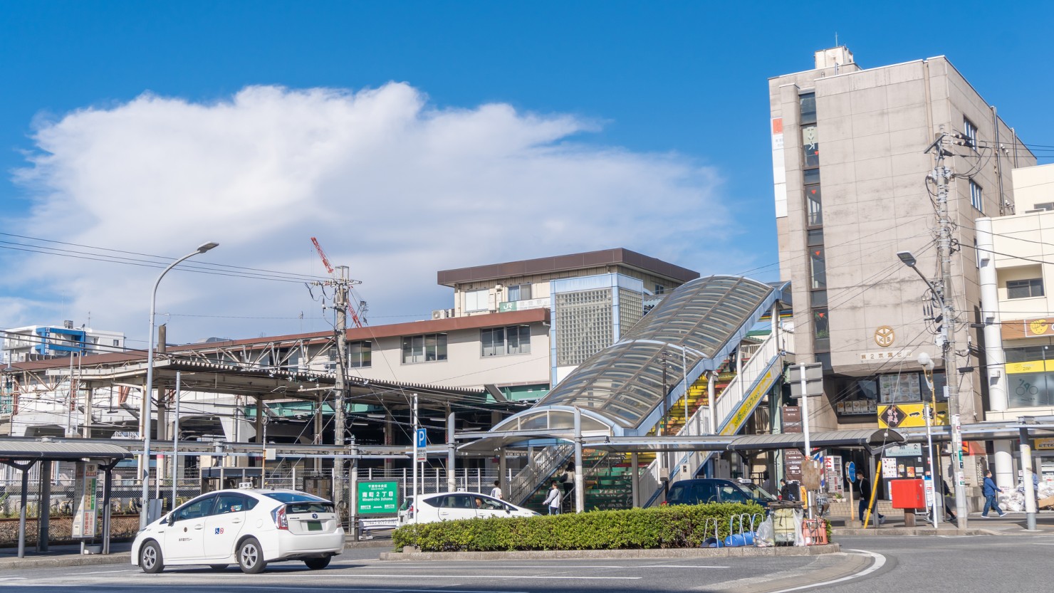 蘇我駅前の様子