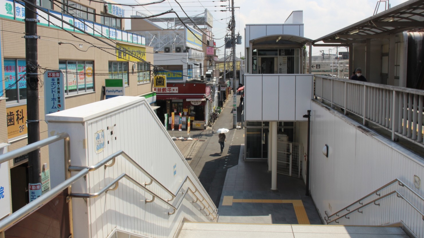 新検見川駅周辺の様子