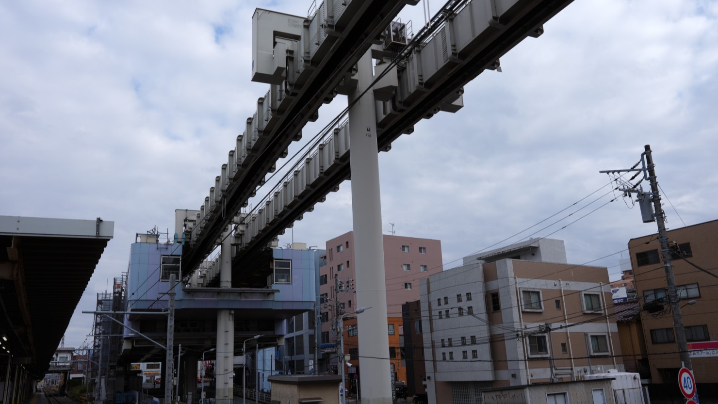 都賀駅前の様子