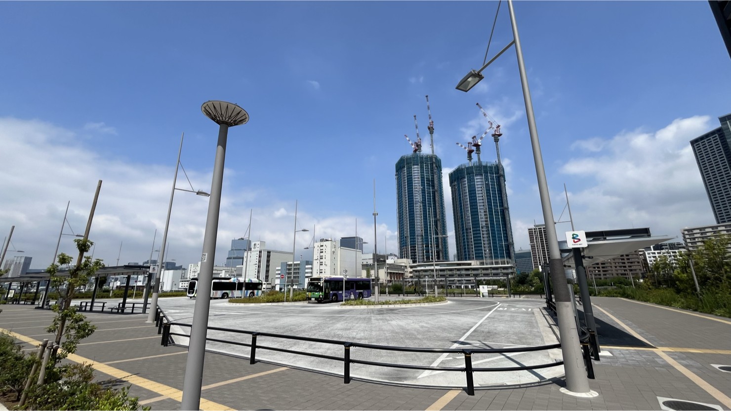 HARUMI FLAG マルチモビリティステーション　※2025年6月撮影