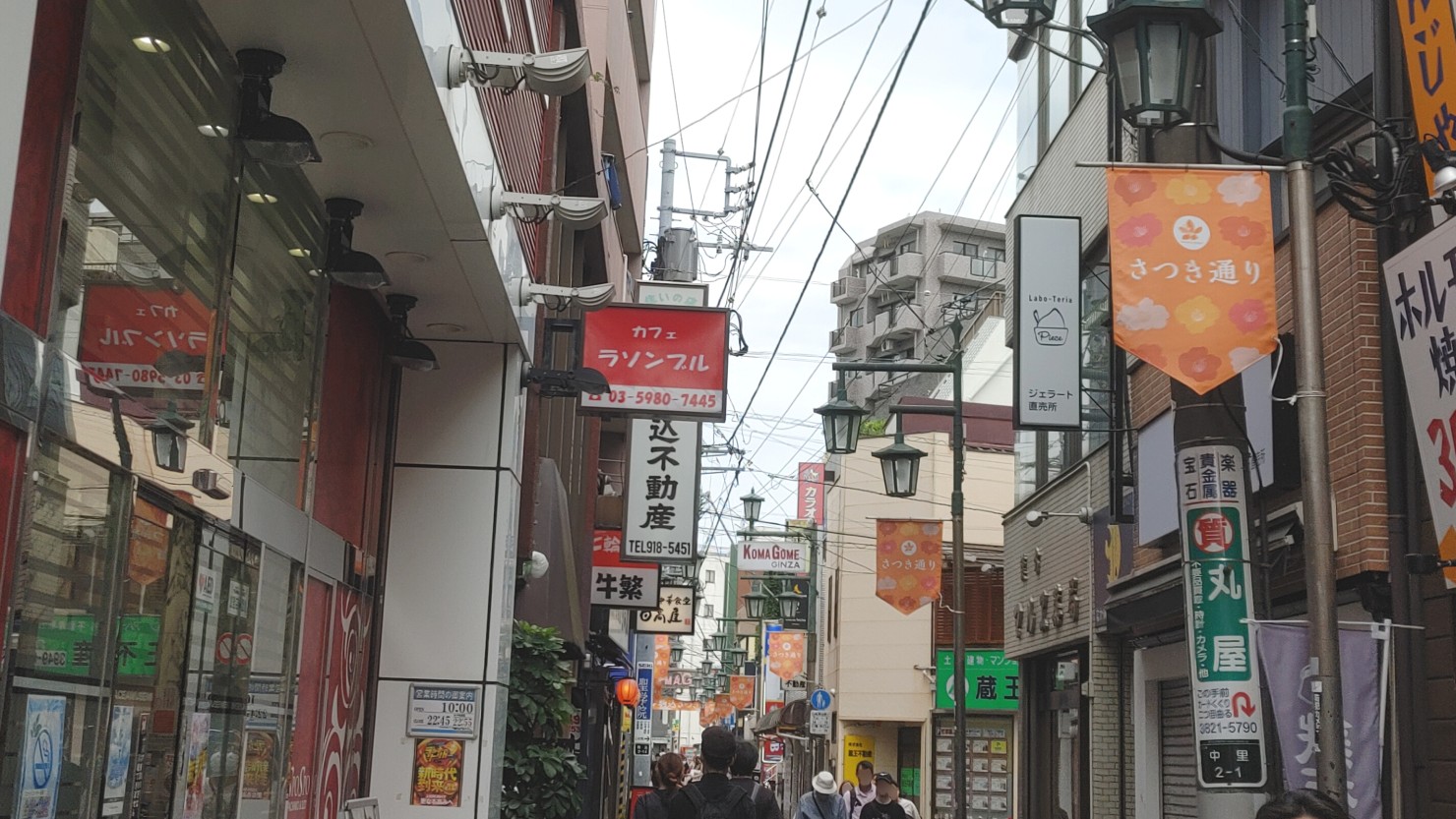 駒込銀座商店街の様子