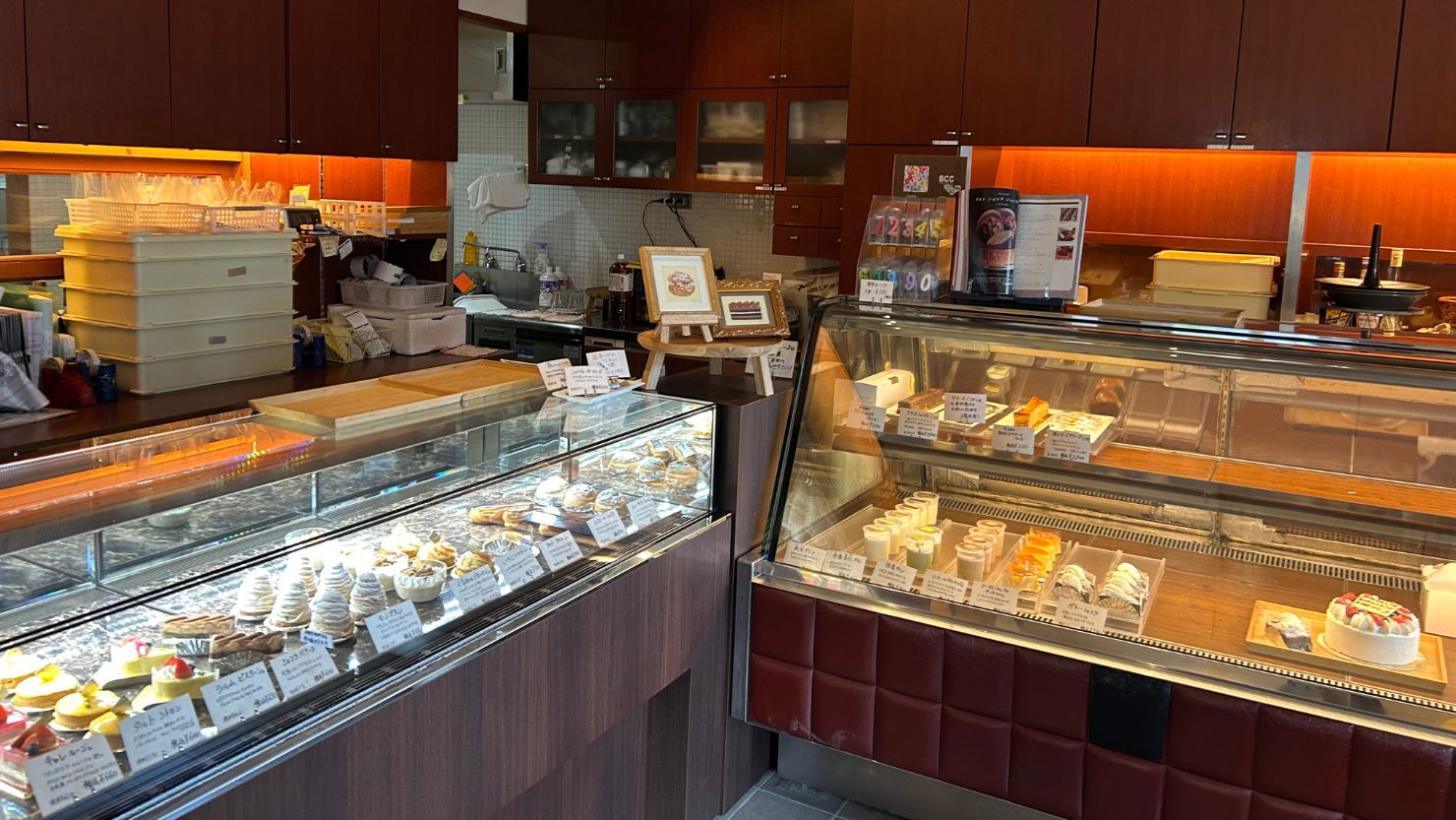 パティスリーケン ニシオ 店内の様子