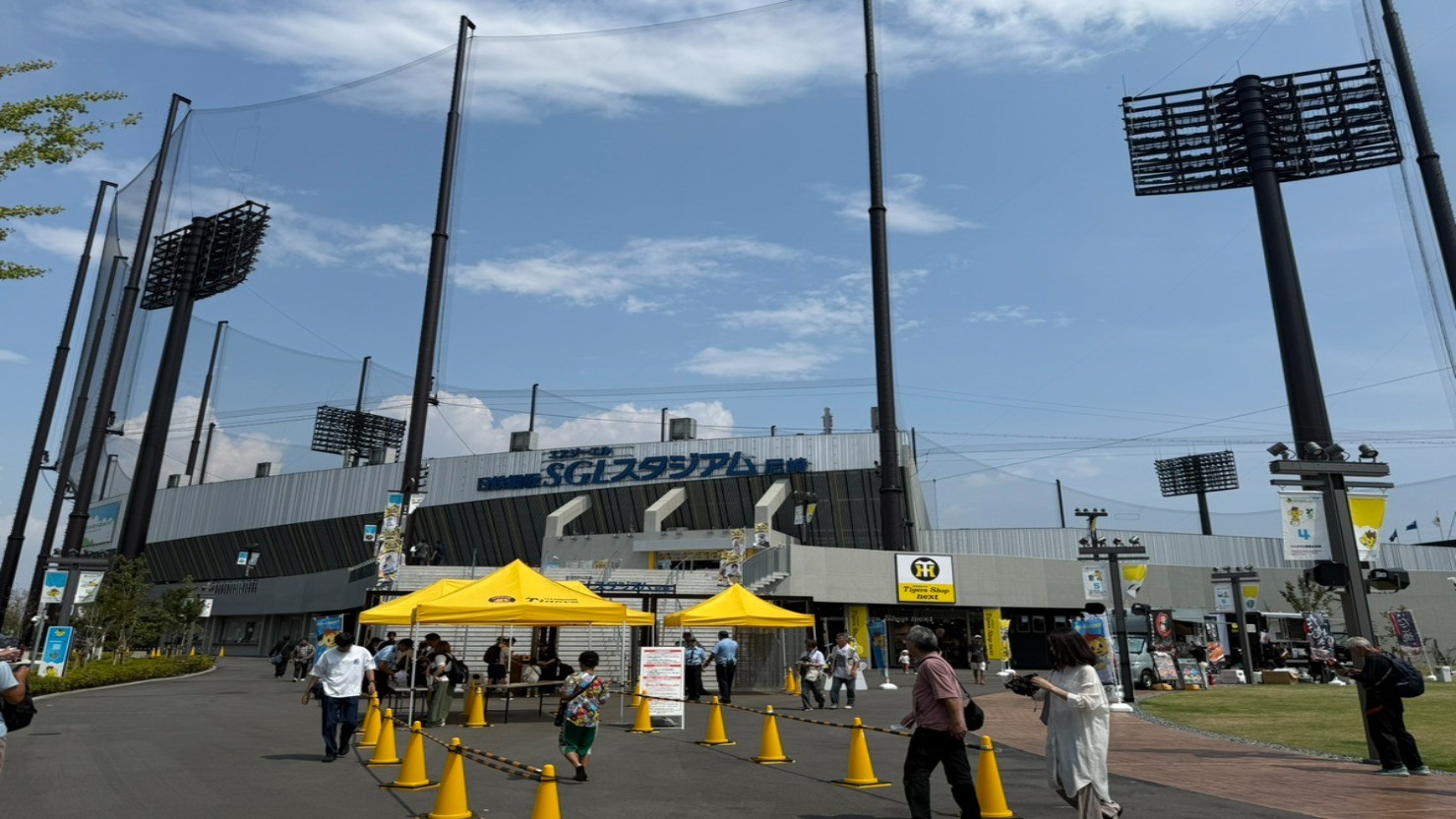 日鉄鋼板SGLスタジアム尼崎の様子