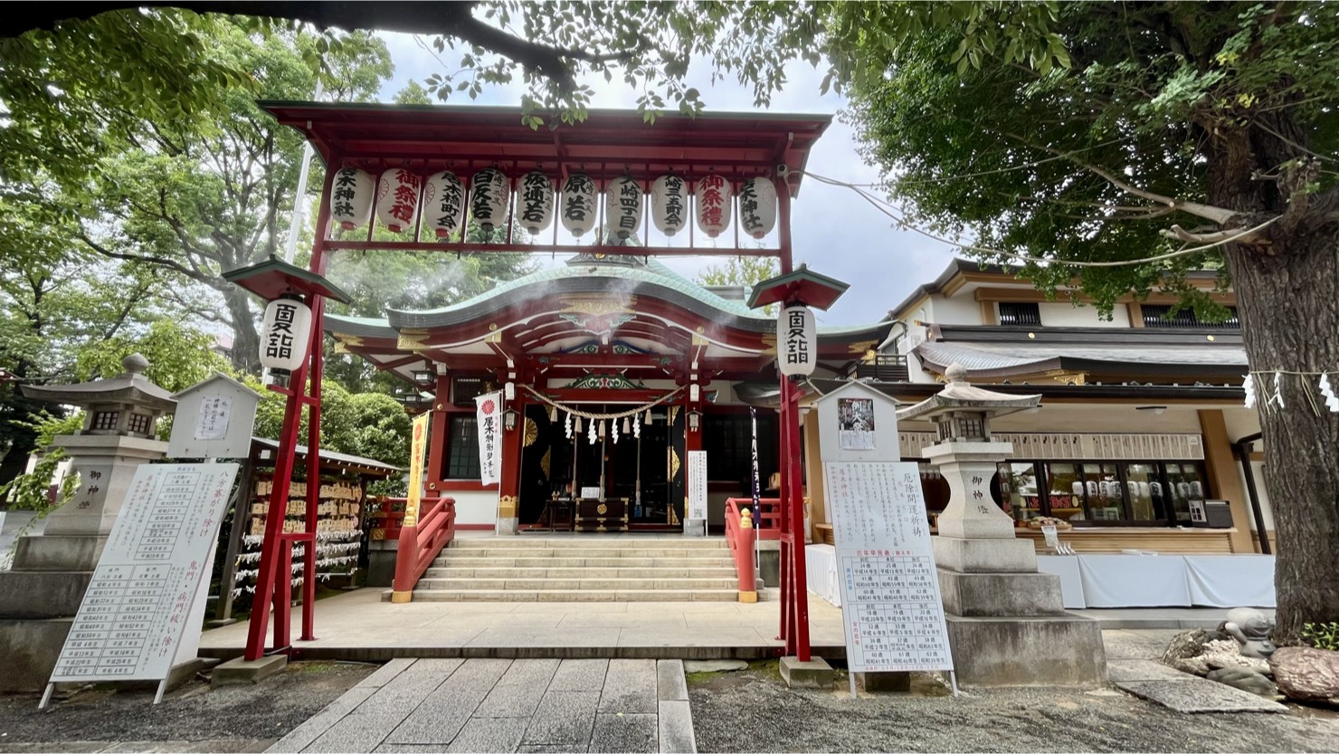 居木神社・拝殿(2025年8月撮影)