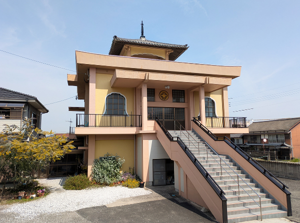 舊縁寺。福岡県行橋市の中心部にある