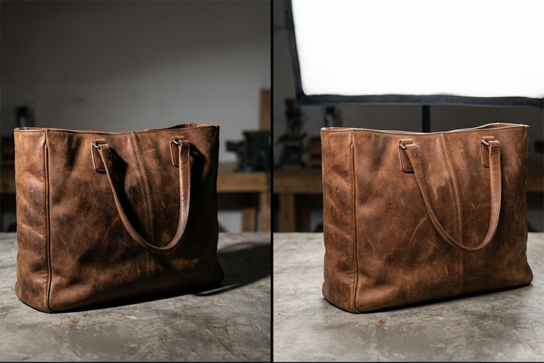 Step 2：大型ディフューザーによるフラットな光の作成