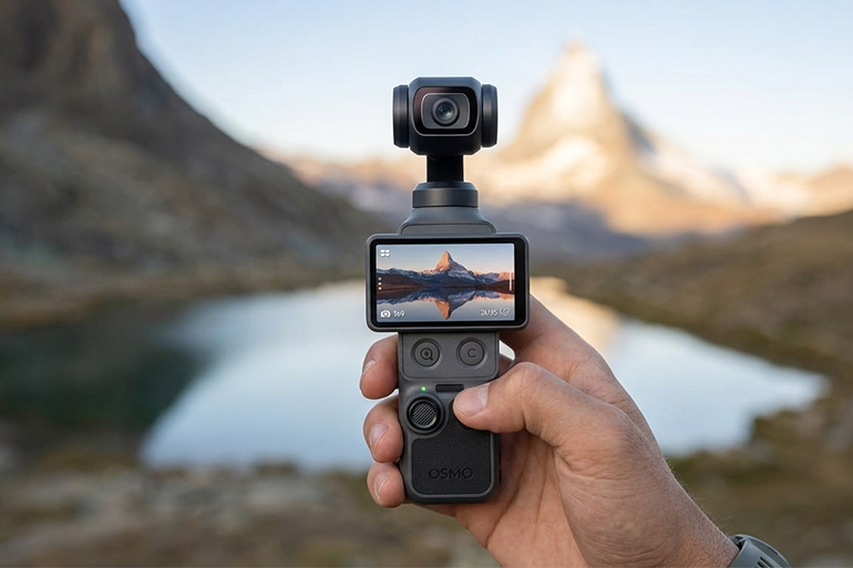 Osmo Pocket 4と3をプロが徹底比較！Vlog撮影の正解はどっち？の物撮り