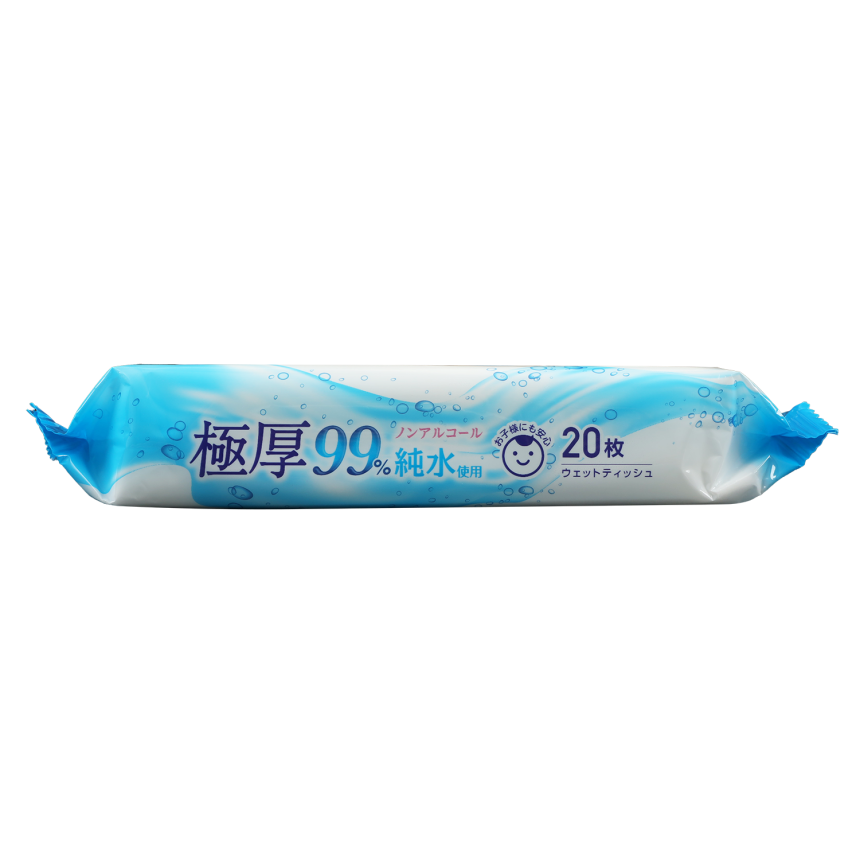 セリア 極厚99%純水使用 ウェットティッシュ