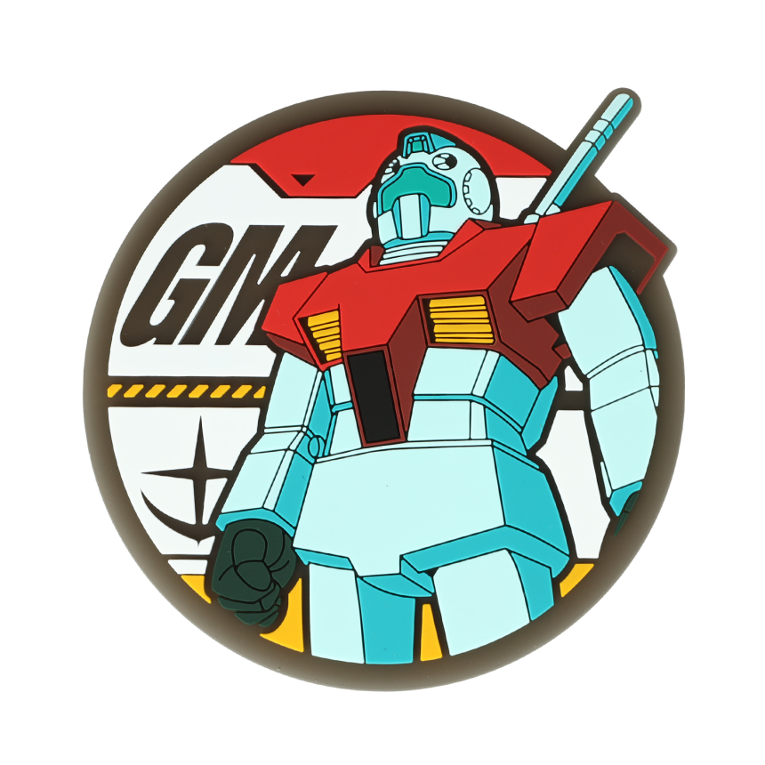 ガシャポン ガンダムシリーズ クリアラバーコースター ジム