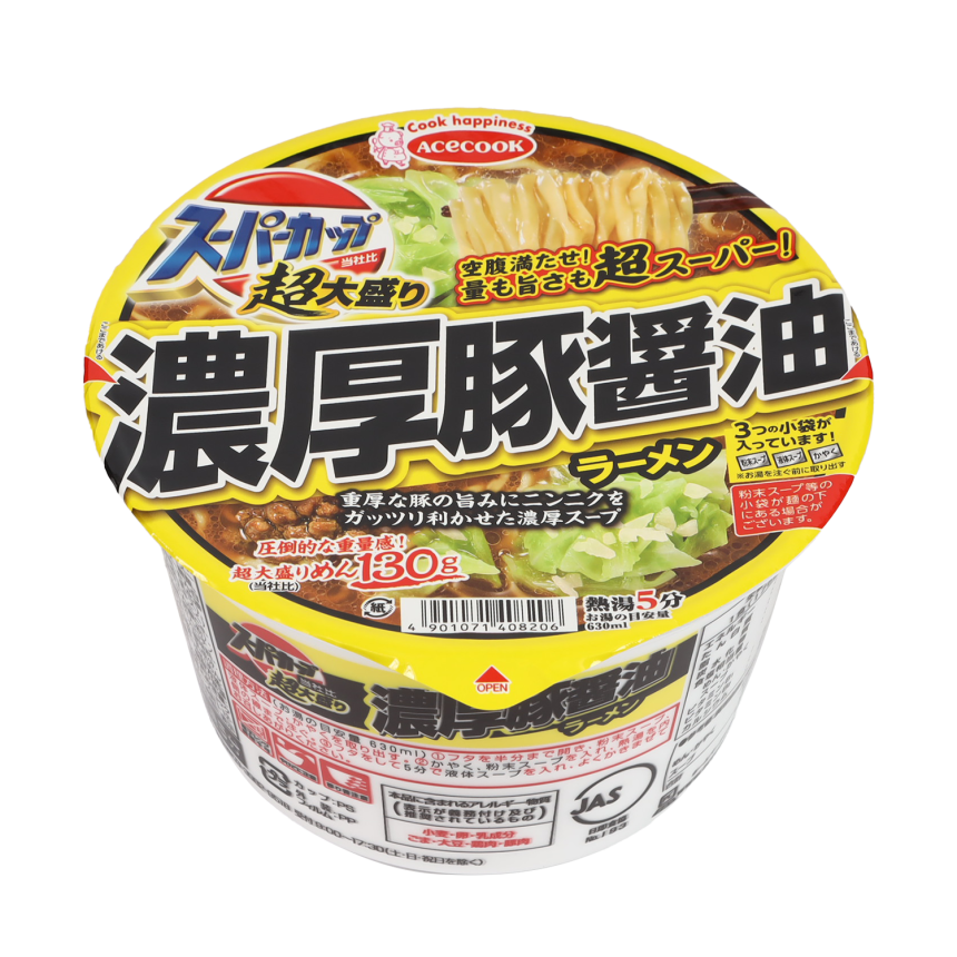 スーパーカップ超大盛り 濃厚豚醤油