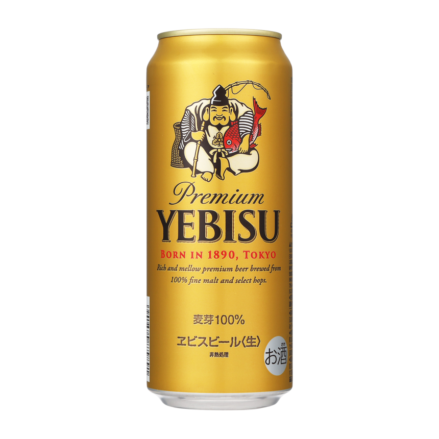 ヱビスビール 荒木飛呂彦描き下ろしデザイン缶 500ml