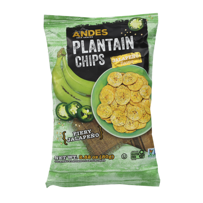プランテンチップス ハラペーニョ味のパッケージ