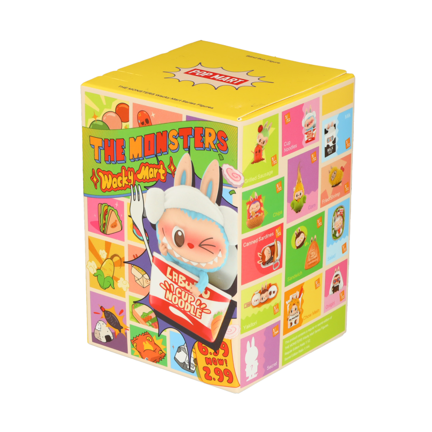 ラブブ ポップマート ワッキーマートのパッケージ