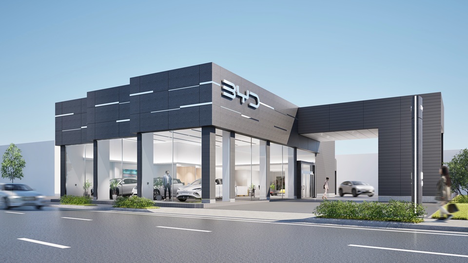 BYD AUTO 山陰外観