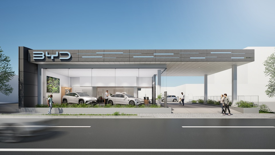 BYD AUTO 山陰外観
