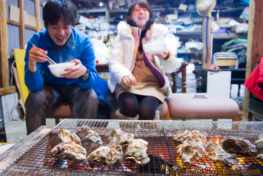 1月~5月末頃まで: 牡蠣バーベキュー!