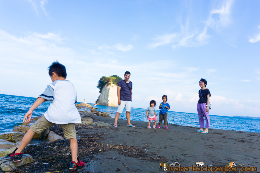 奥能登一周のドライブ。珠洲の「見附島」