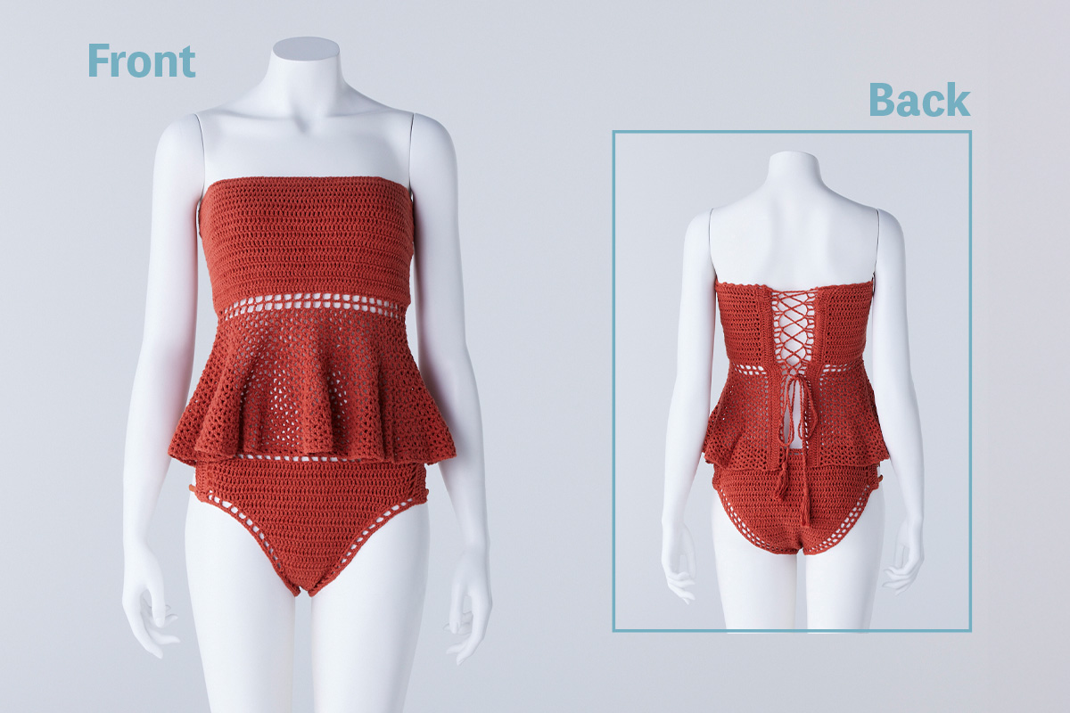 40代からの水着選び　お腹がぽっこりをカバーする水着➀