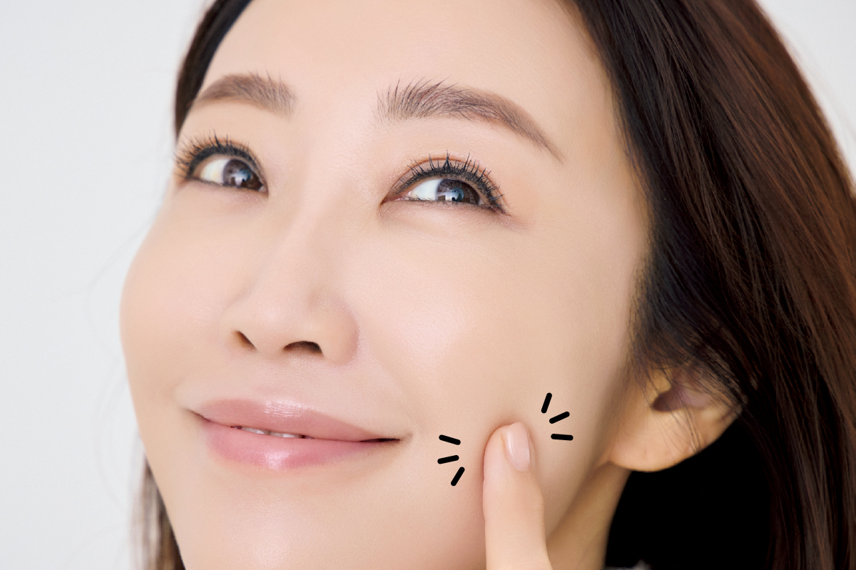 神崎恵さん直伝 KANEBO カネボウ ライブリー スキン ウェアⅡの塗り方 完成