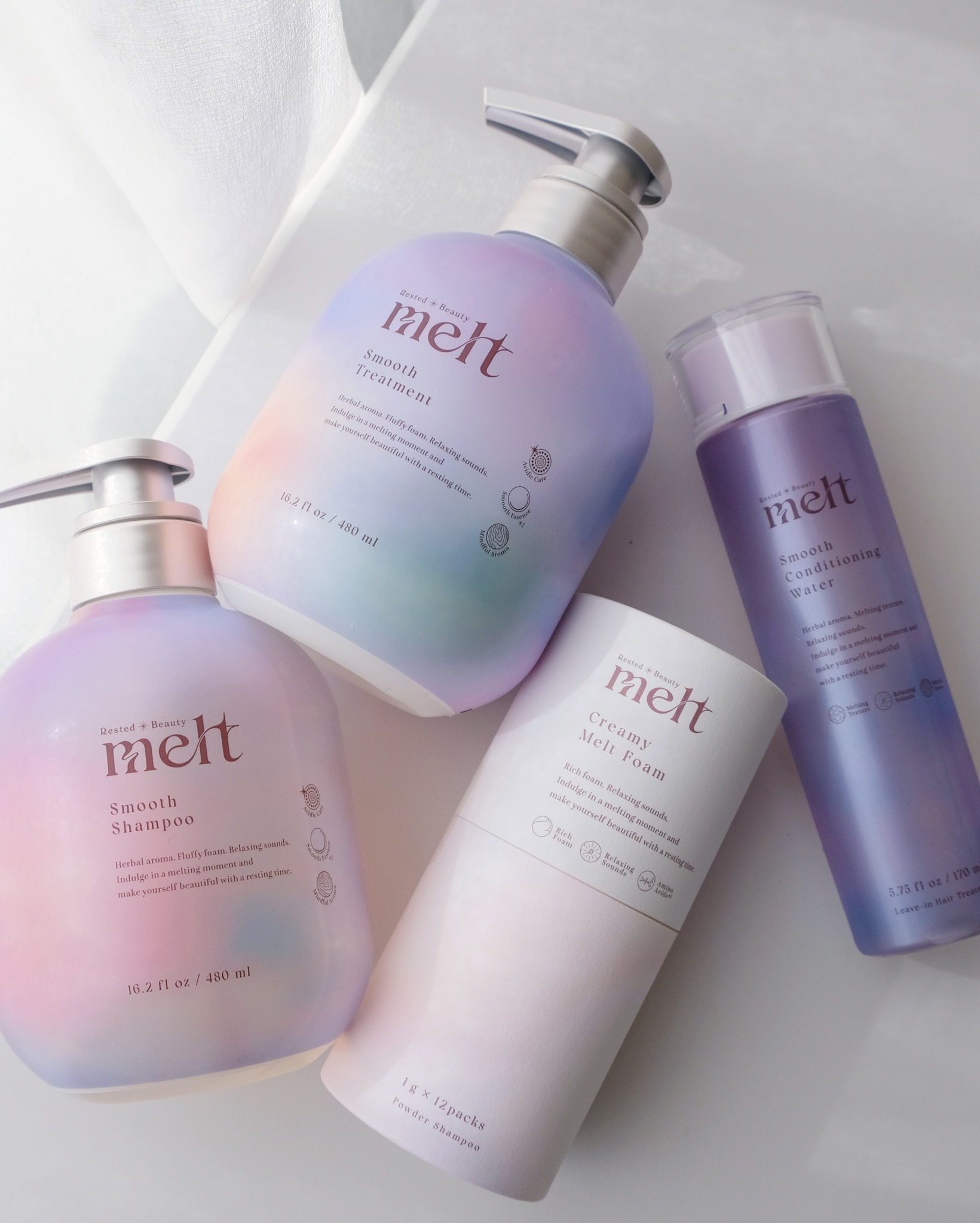 メルト スムースシャンプー、スムーストリートメント