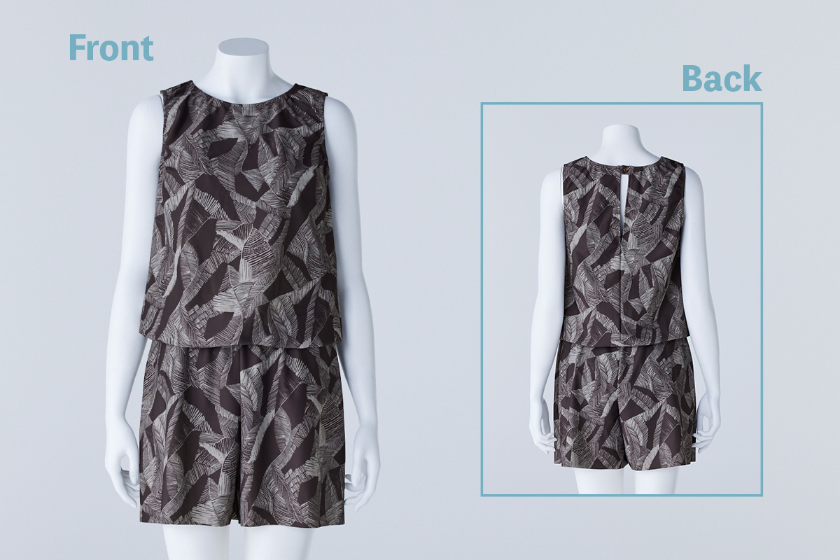 40代からの水着選び  背中の厚みをカバーする水着③