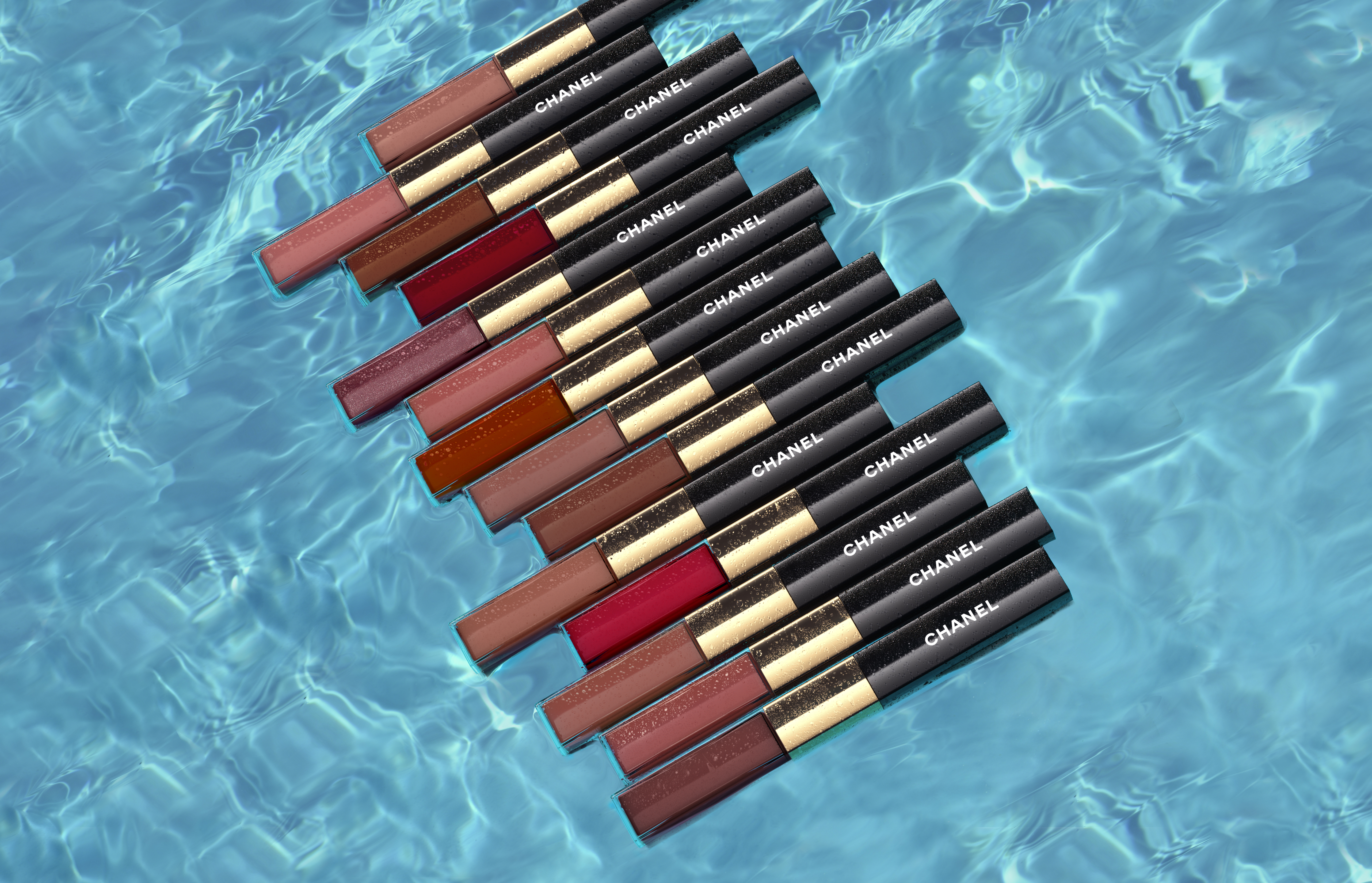 シャネル リップ 落ちない 公式画像　全色 ル ルージュ デュオ ウルトラ トゥニュ 