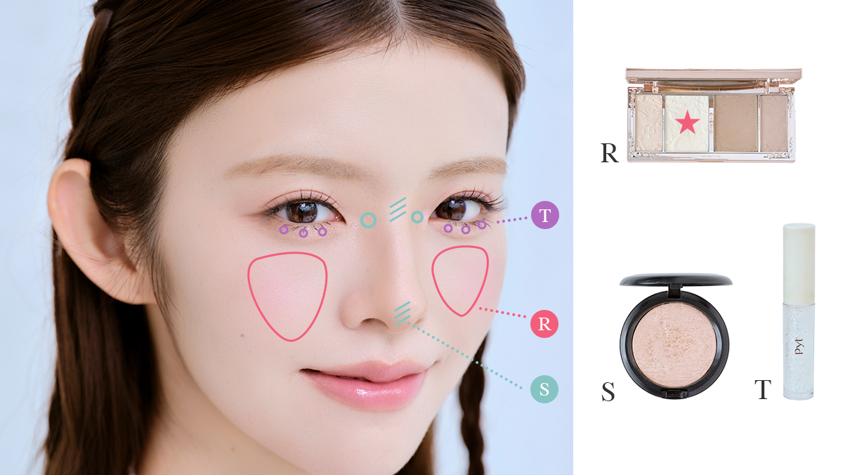 SAKURA風チョンスンメイクのやり方15