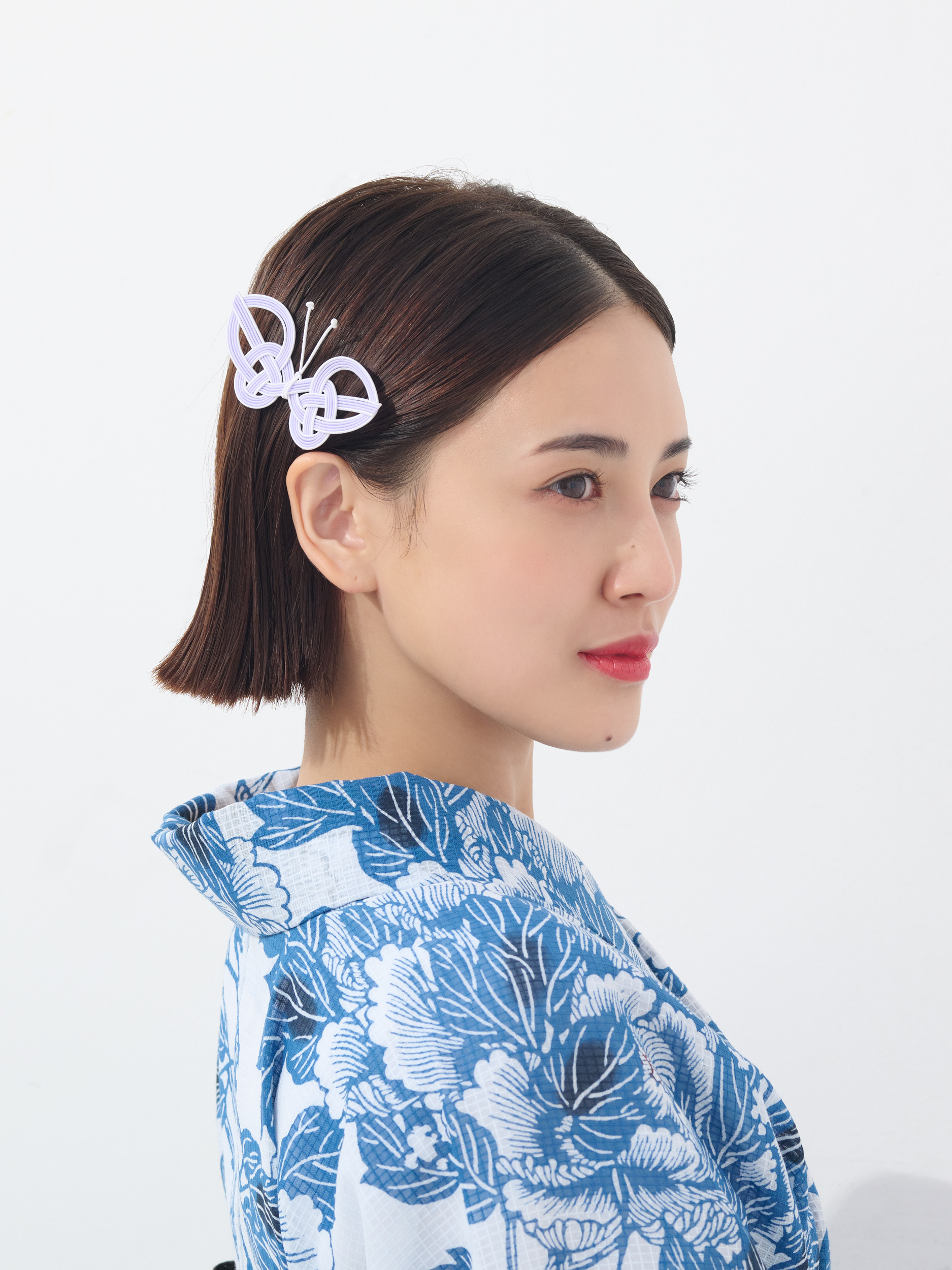 浴衣 ヘアアレンジ ショートヘア 藤井夏恋