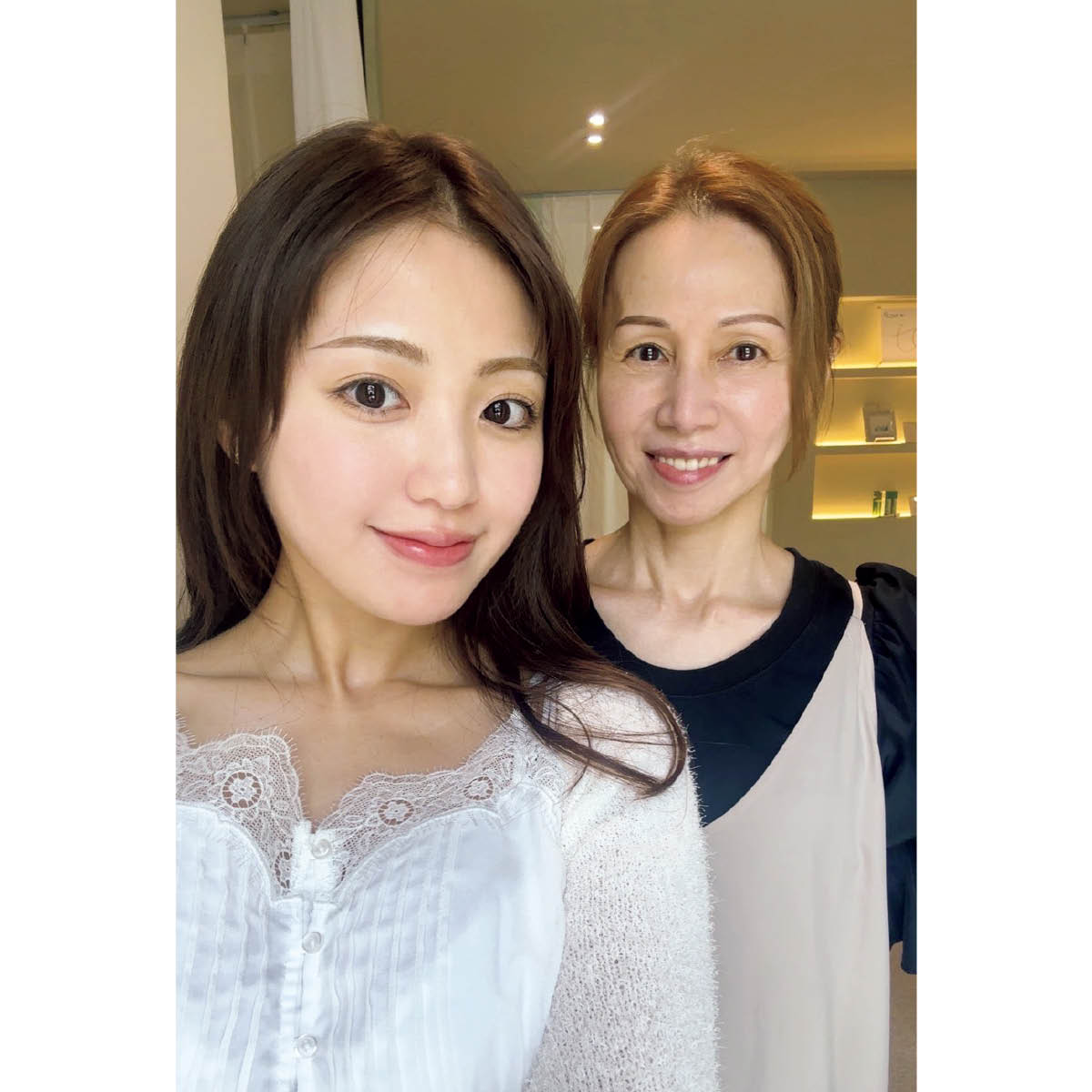 野々村家 香音 野々村俊恵 韓国美容旅行 アイブロウサロン