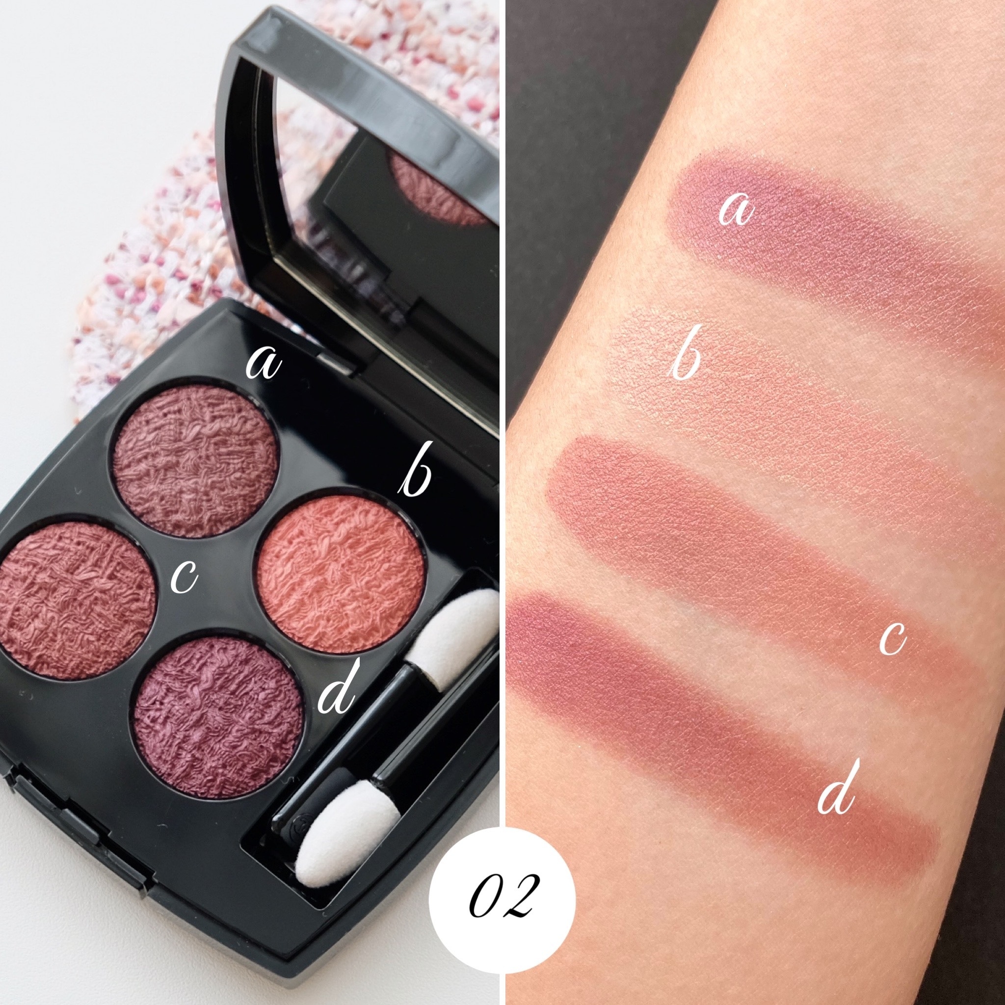 シャネル レ キャトル オンブル ツイード_