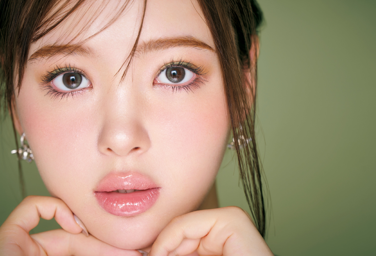 マキア　藤田ニコル　秋メイク　ルナソル　グリーンメイク