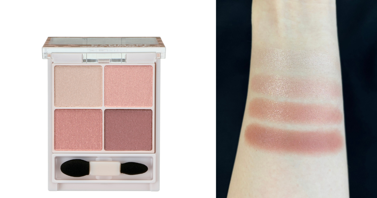 キャンメイク シルキースフレアイズ　10　腕のスウォッチ　イエベ春