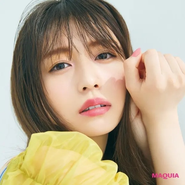 【長濱ねるさんのメイク】長濱ねるさんが纏うキャンディピンクリップ_メイクのポイント